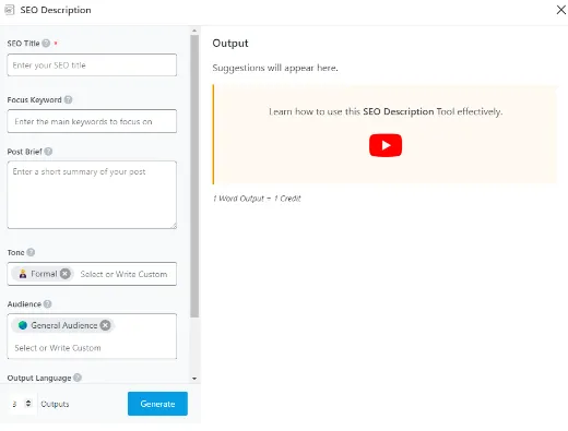 Impact Of AI On SEO | How Rank Math Content AI Can Help? 13 Rank math content AI SEO Description
