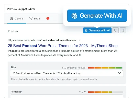 Impact Of AI On SEO | How Rank Math Content AI Can Help? 8 Rank Math Content AI Support For Meta Title And Meta Description