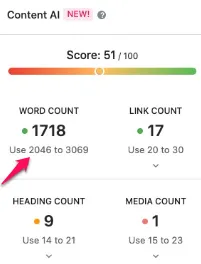 Impact Of AI On SEO | How Rank Math Content AI Can Help? 28 Rank math Content AI Word Suggestions