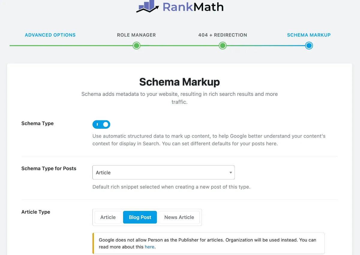 Rank Math Review: Is It The Best WordPress SEO Plugin? 25 Rank Math Schema Setup Wizard