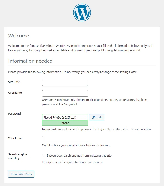How To Install WordPress- The Beginner Guide 15 How to install WordPress