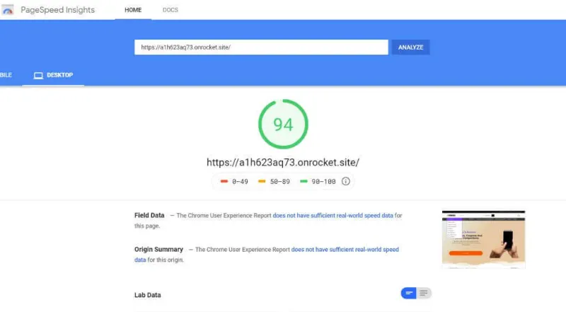 Rocket.Net Speed Test