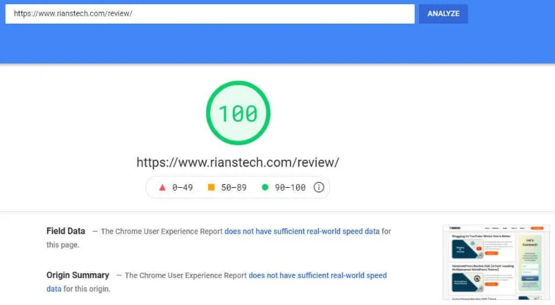 WP Rocket Review_ Speed Test