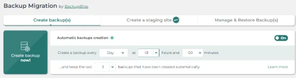 BackupBliss: Backup Plugin With Its Own Free Cloud Storage 1 Backupbliss